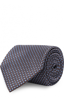Шелковый галстук с узором Brioni