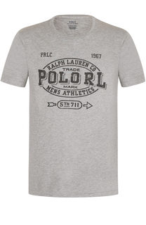 Хлопковая футболка с принтом Polo Ralph Lauren