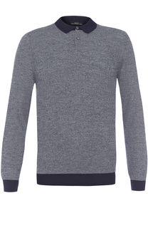 Хлопковое поло с длинными рукавами BOSS