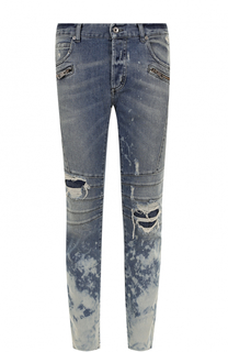 Джинсы скинни с потертостями Just Cavalli
