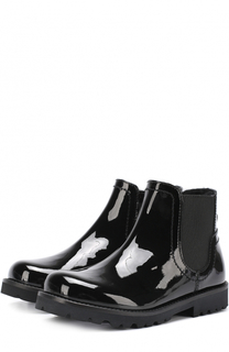 Лаковые ботинки с эластичной вставкой Dolce &amp; Gabbana