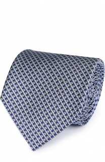 Шелковый галстук с узором Brioni