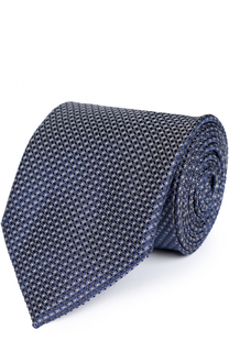 Шелковый галстук с узором Brioni