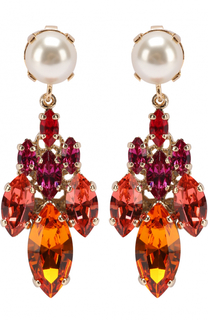 Серьги со сменными замками и кристаллами Swarovski Anton Heunis
