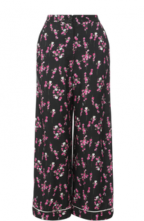 Укороченные широкие брюки с цветочным принтом Sonia by Sonia Rykiel