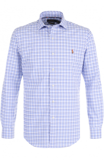 Хлопковая рубашка в клетку Polo Ralph Lauren