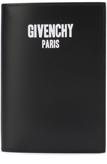 Кожаная обложка для паспорта с логотипом бренда Givenchy