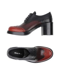 Обувь на шнурках Miu Miu