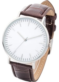 Классические мужские часы (темно-коричневый) Bonprix