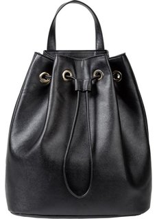 Мягкая сумка-рюкзак (черный) Bonprix