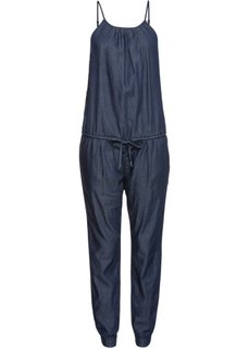 Непринужденный джинсовый комбинезон (темный деним) Bonprix