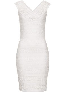 Кружевное платье (белый) Bonprix