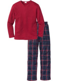 Мужская пижама (красный в клетку) Bonprix