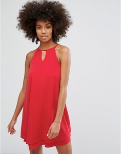 Платье с завязкой на шее Only - Красный