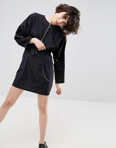 Платье мини на молнии ASOS - Черный