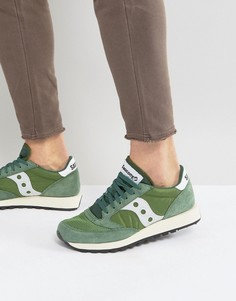 Зеленые кроссовки Saucony Jazz Original Vintage S70321-4 - Зеленый