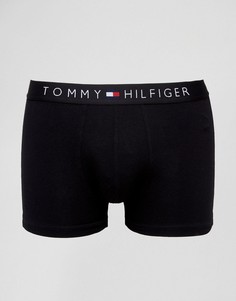 Черные хлопковые боксеры-брифы Tommy Hilfiger - Черный