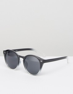 Круглые солнцезащитные очки ASOS - Черный