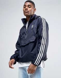 Синяя ветровка adidas Originals London Pack BK7882 - Синий