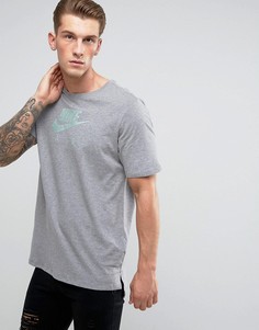 Серая футболка Nike Air Heritage Virus Ink 847521-091 - Серый