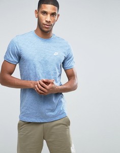 Синий свитшот с короткими рукавами Nike Legacy 822570-436 - Синий
