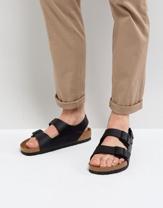 Черные сандалии Birkenstocks Milano - Черный