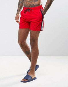 Красные шорты для плавания с флагом Tommy Hilfiger THD - Красный