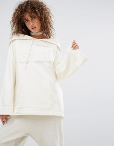 Худи из флиса с открытыми плечами Puma X Fenty - Розовый