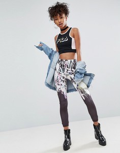 Леггинсы с принтом в стиле граффити ASOS - Мульти