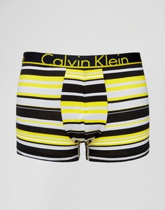 Хлопковые боксеры-брифы в полоску Calvin Klein ID - Черный