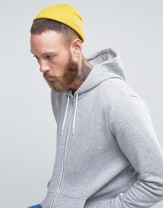 Желтая шапка-бини ASOS - Желтый