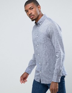 Узкая рубашка с длинными рукавами Jack &amp; Jones Originals - Темно-синий