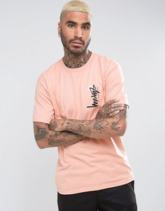 Футболка Stussy - Розовый