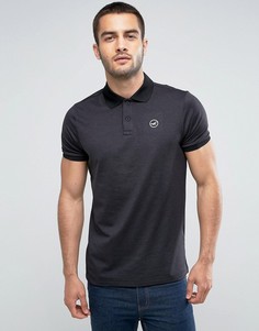 Черное поло Hollister - Красный