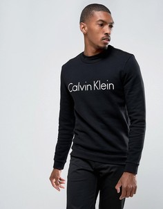 Свитшот с логотипом Calvin Klein - Черный