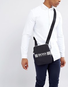 Серая сумка для путешествий с логотипом BOSS Green by Hugo Boss - Серый