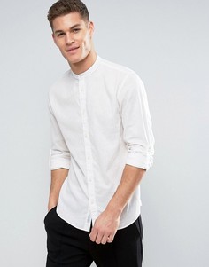 Узкая рубашка с воротником на пуговице Jack &amp; Jones Originals - Белый