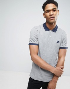 Футболка-поло с контрастным воротником Jack &amp; Jones Originals - Серый
