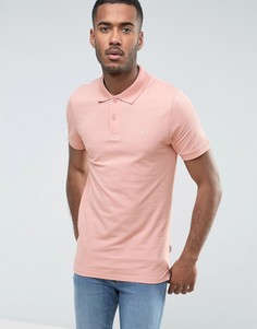 Футболка-поло с логотипом на груди Jack &amp; Jones Originals - Розовый