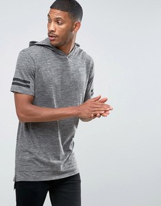 Свободная футболка с капюшоном Jack & Jones Core - Серый