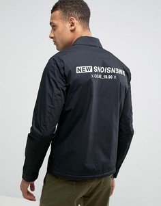 Спортивная куртка с принтом на спине Jack &amp; Jones - Черный