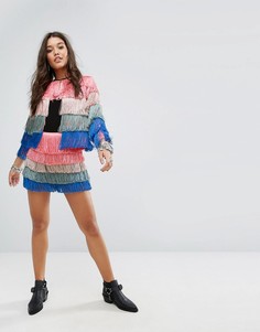 Шорты с бахромой Missguided - Мульти