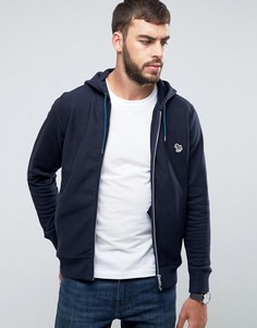 Темно-синий худи с логотипом-зеброй PS by Paul Smith - Темно-синий