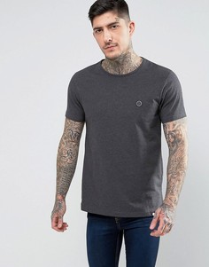 Серая футболка с круглым вырезом Pretty Green Mitchell - Серый