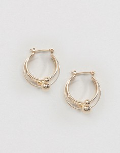 Серьги-кольца ограниченной серии - Золотой Asos