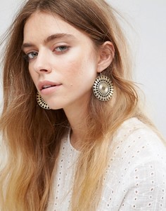 Серьги ограниченной серии с филигранными дисками - Золотой Asos