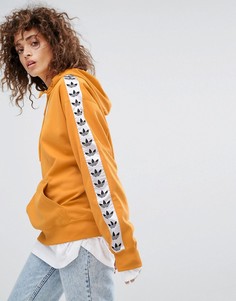 Худи желтого цвета без застежки adidas Originals - Желтый