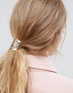 Резинка для волос с филигранным дизайном ASOS - Золотой