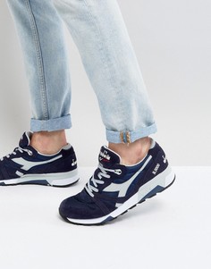 Темно-синие кроссовки Diadora N9000 III - Темно-синий