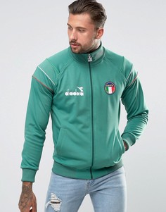 Спортивная куртка с логотипом Italia Diadora - Зеленый